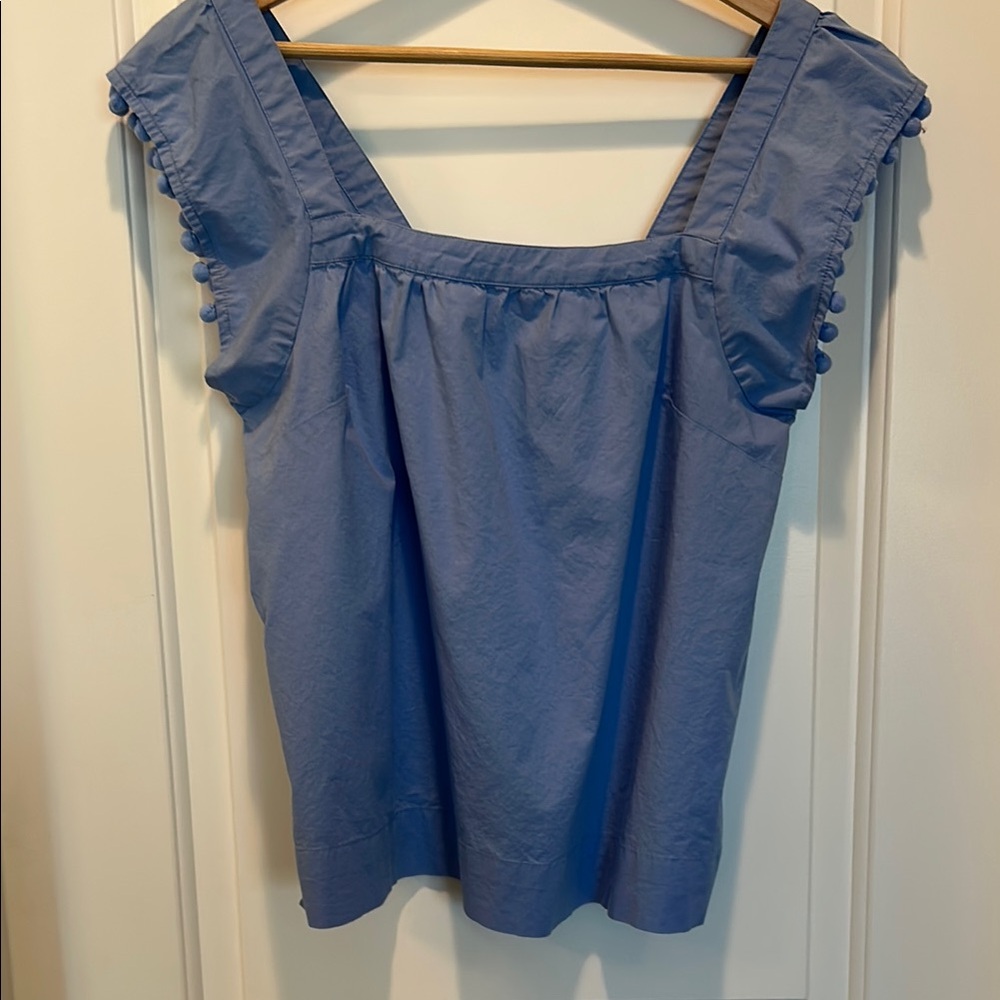 J Crew Factory Blue Top